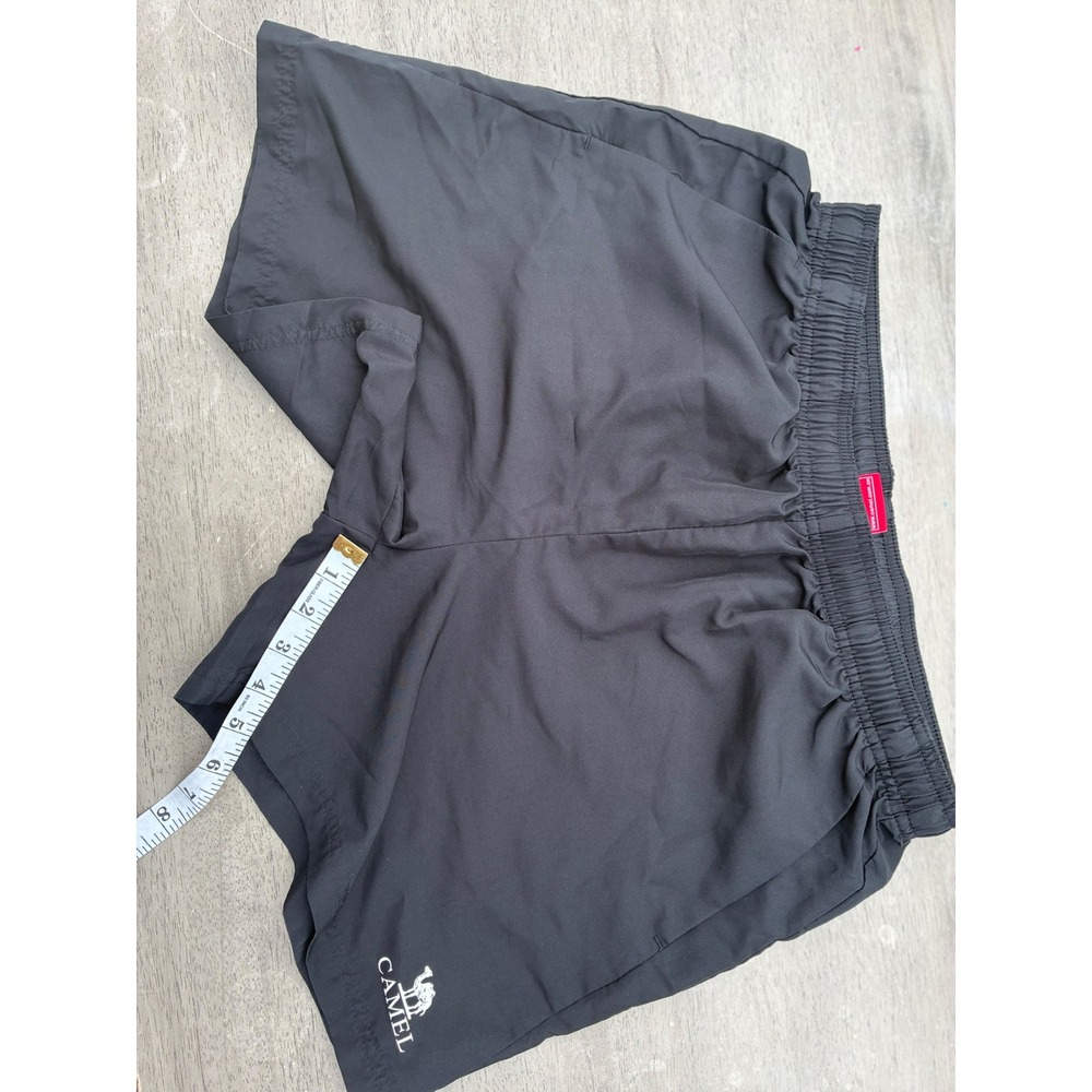 Camel Mens Black Athletic Performance Shorts Size L A7W22X102 Lined Running - Picture 5 of 9